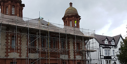 Scaffolders in Southport